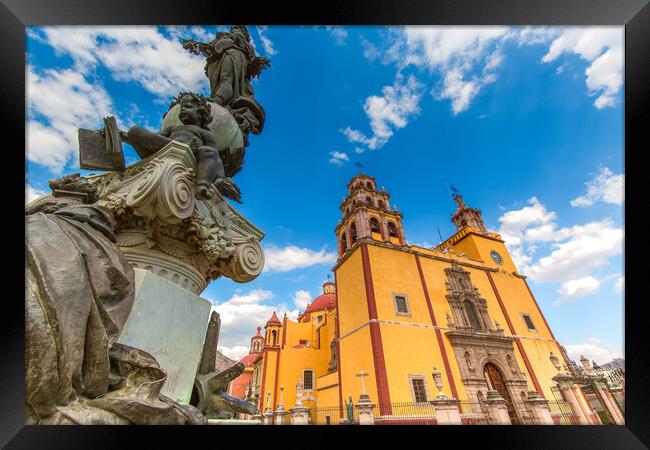 Guanajuato, Basilica of Our Lady of Guanajuato Framed Print by Elijah Lovkoff