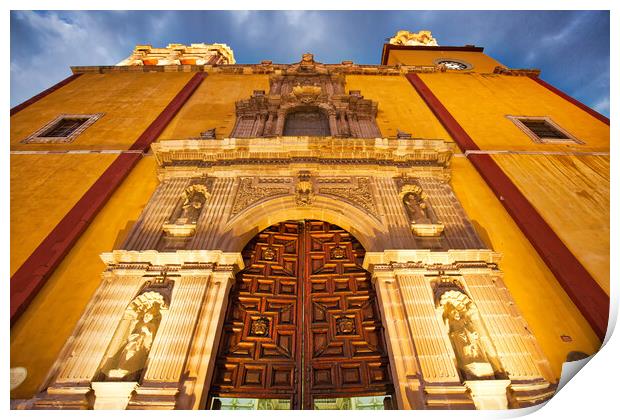 Guanajuato, Entrance of Basilica of Our Lady of Guanajuatoar Print by Elijah Lovkoff