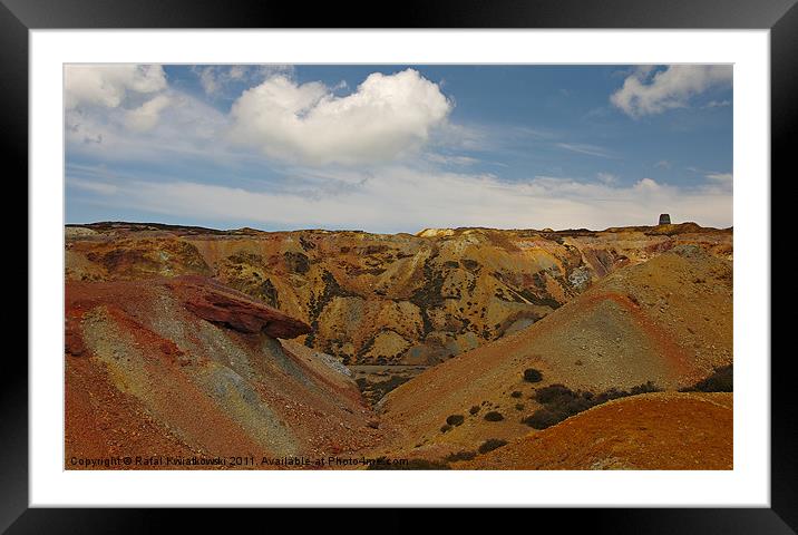 Amlwch Copper Framed Mounted Print by R K Photography