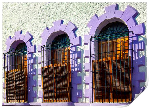 Mexico, Mazatlan, Colorful old city streets in historic city cen Print by Elijah Lovkoff