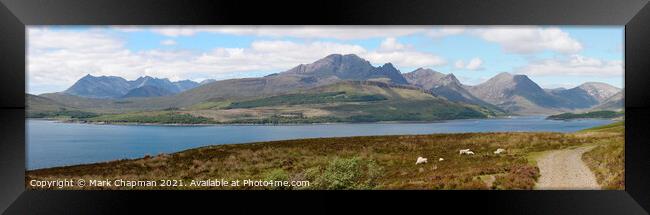 Black and Red Cuillin mountains, Skye Framed Print by Photimageon UK