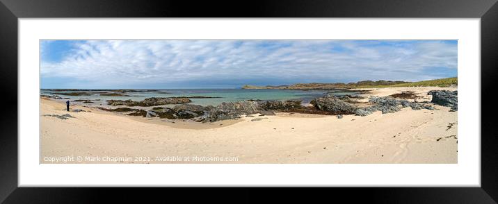Ardskenish Beach, Isle of Colonsay, Scotland Framed Mounted Print by Photimageon UK