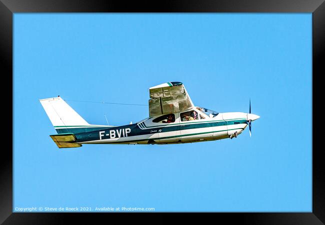 Cessna 177 Cardinal F-BVIP Framed Print by Steve de Roeck