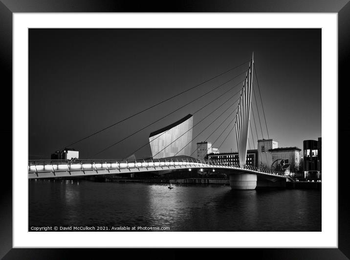 Across the Quay Framed Mounted Print by David McCulloch