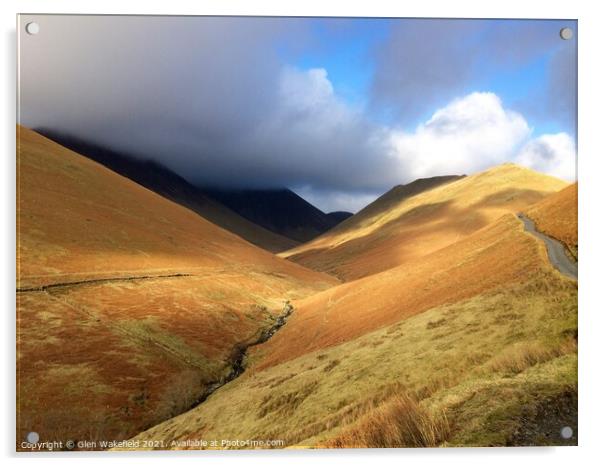 Newlands Valley Acrylic by Glen Wakefield