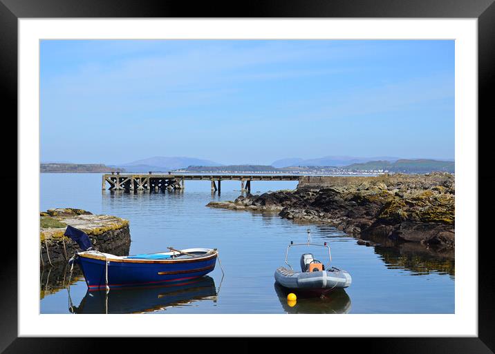 Portencross and Millport Framed Mounted Print by Allan Durward Photography