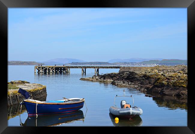 Portencross and Millport Framed Print by Allan Durward Photography