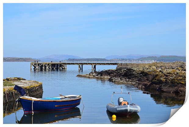 Portencross and Millport Print by Allan Durward Photography