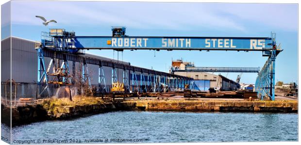 Robert Smiths close to Vittoria Dock entrance Canvas Print by Frank Irwin
