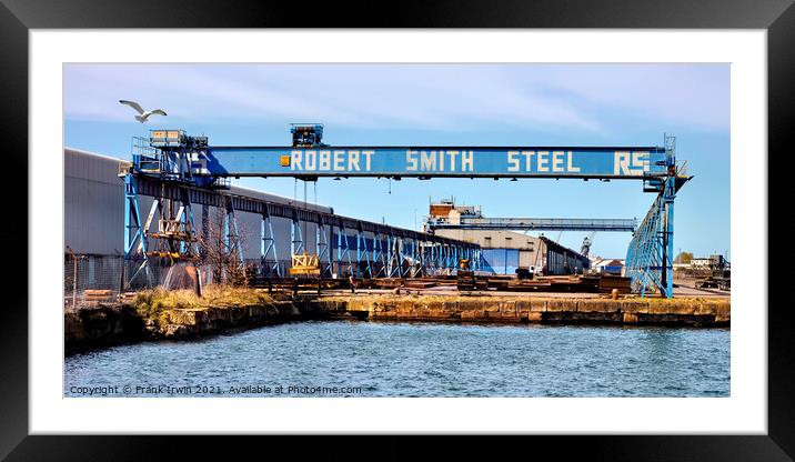 Robert Smiths close to Vittoria Dock entrance Framed Mounted Print by Frank Irwin
