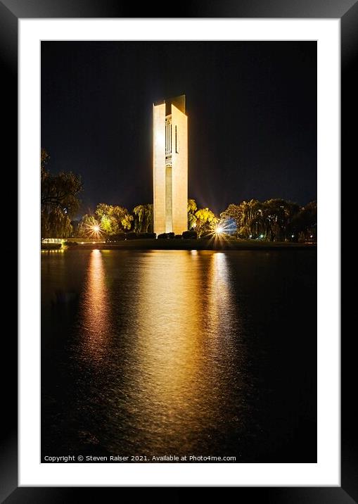 Carillon - Canberra - Australia Framed Mounted Print by Steven Ralser