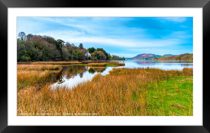 Mulroy Bay Donegal Framed Mounted Print by jim Hamilton