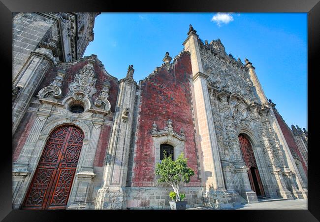 Mexico City, Metropolitan Cathedra Framed Print by Elijah Lovkoff