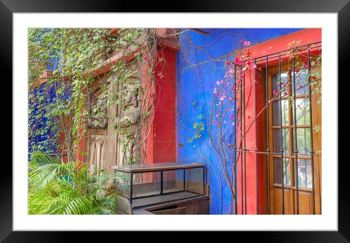 Monterrey, colorful historic buildings Framed Mounted Print by Elijah Lovkoff