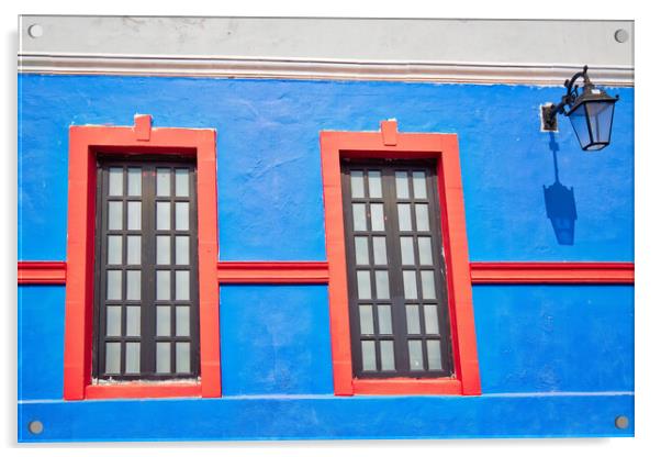 Monterrey, colorful historic buildings Acrylic by Elijah Lovkoff
