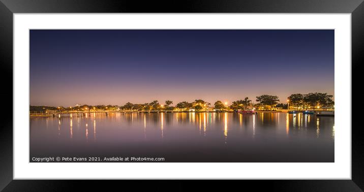 Chambers Island Framed Mounted Print by Pete Evans