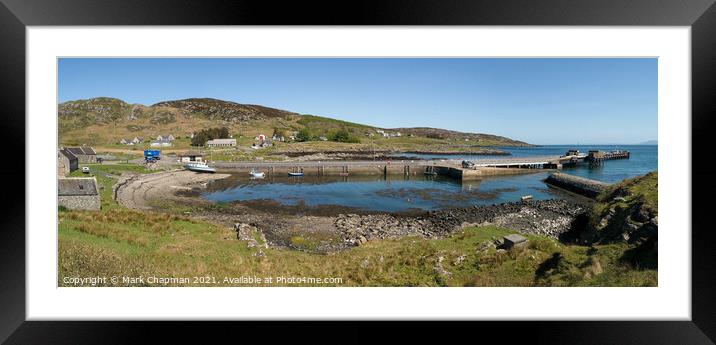 Scalasaig Harbour, Isle of Colonsay Framed Mounted Print by Photimageon UK