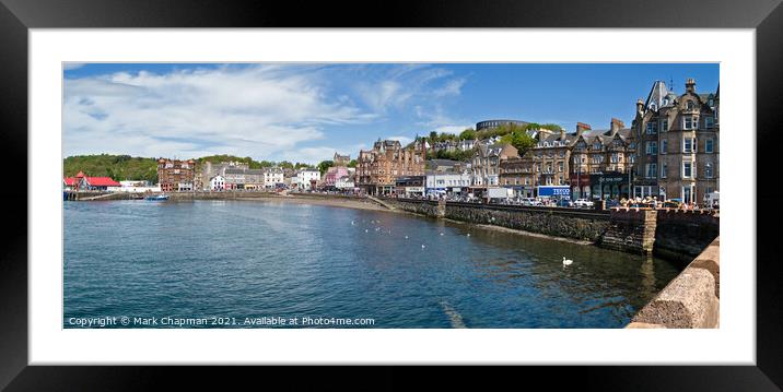 Oban Harbourside, Scotland Framed Mounted Print by Photimageon UK