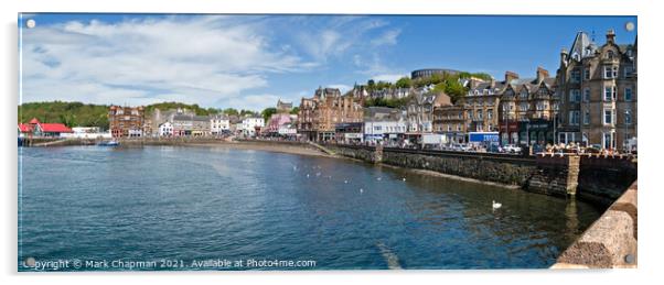 Oban Harbourside, Scotland Acrylic by Photimageon UK
