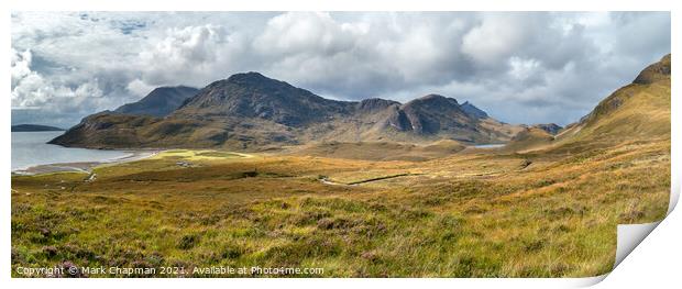 Camasunary Bay and Cuillin Mountains, Isle of Skye Print by Photimageon UK
