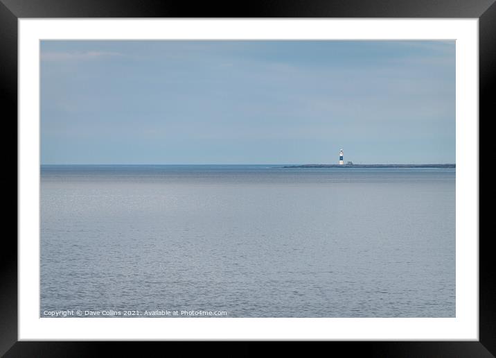 Inis Oirr Lighthouse, inisheer, Co Clare, Ireland Framed Mounted Print by Dave Collins