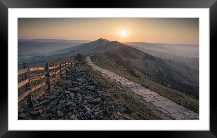 The Great Ridge Framed Mounted Print by Paul Andrews