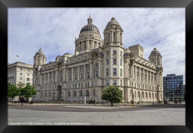 Port of Liverpool Building Framed Print by Philip Brookes