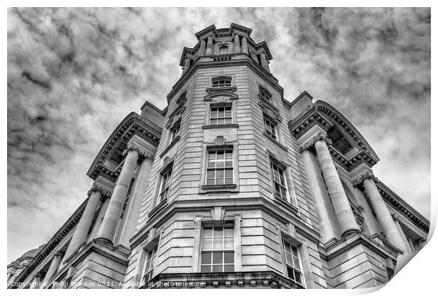 Port of Liverpool Building Print by Philip Brookes