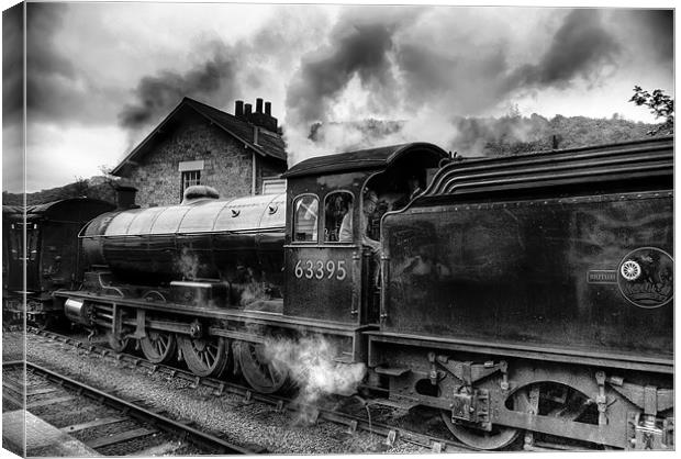 Steam Train No.63395. Canvas Print by Trevor Kersley RIP