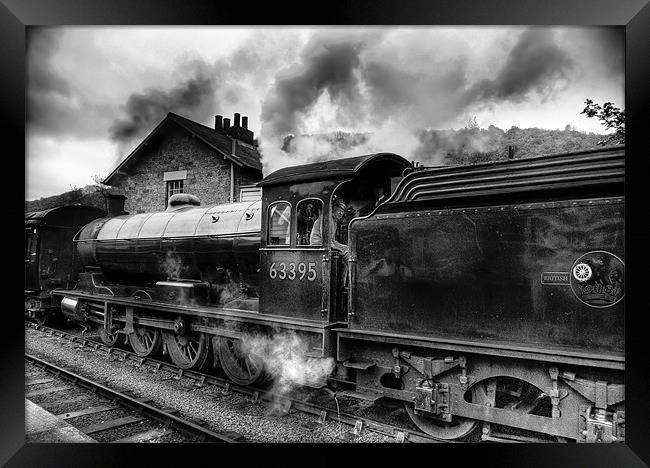 Steam Train No.63395. Framed Print by Trevor Kersley RIP