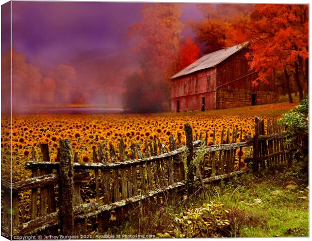 Fall is coming Canvas Print by Jeffrey Burgess