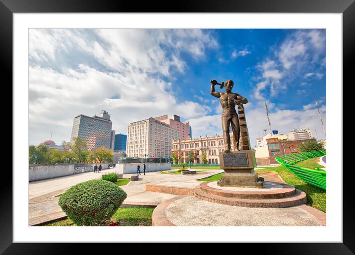  Monterrey, Monument to Workers Framed Mounted Print by Elijah Lovkoff