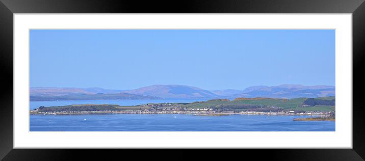 Millport Great Cumbrae Framed Mounted Print by Allan Durward Photography