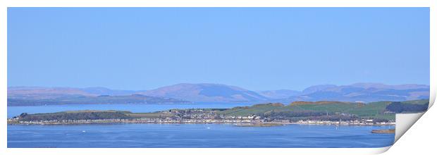 Millport Great Cumbrae Print by Allan Durward Photography