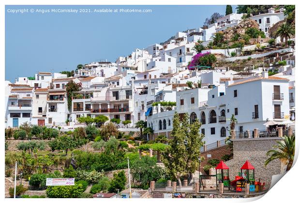 Frigiliana in Andalusia, Spain Print by Angus McComiskey