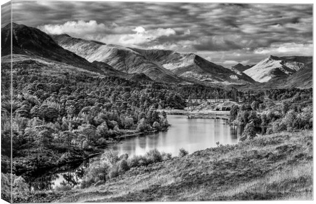 Glen Affric Approaching Winter Canvas Print by John Frid