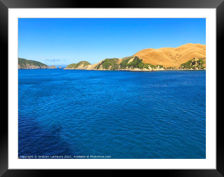 Queen Charlotte Sound Framed Mounted Print by Graham Lathbury