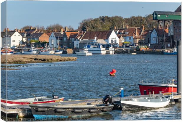 Evening in Wells-Next-The-Sea, North Norfolk Canvas Print by Chris Yaxley