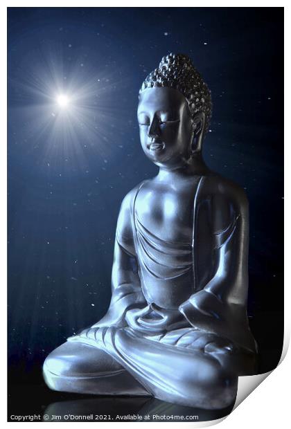 Seated Buddha Print by Jim O'Donnell