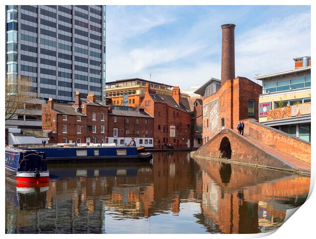 Birmingham Canal Print by Clive Eariss