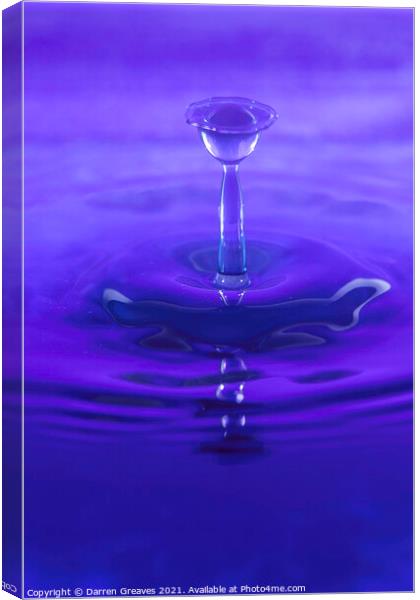 purple Canvas Print by Darren Greaves