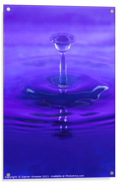 purple Acrylic by Darren Greaves