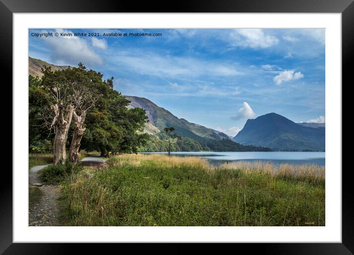 Buttermere Lake District in Cumbria Framed Mounted Print by Kevin White
