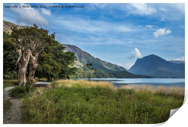 Buttermere Lake District in Cumbria Print by Kevin White