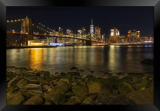New York City  Framed Print by Rob Moore