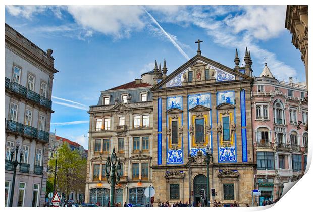 Sao Bento train station in the historic city center Print by Elijah Lovkoff