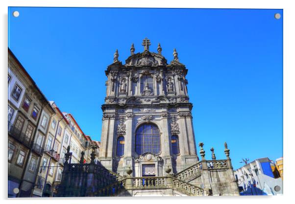Beautiful Porto Churches Acrylic by Elijah Lovkoff