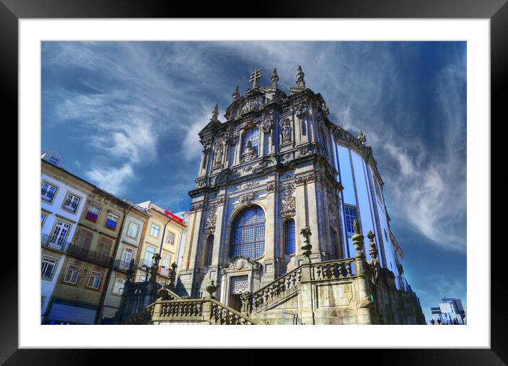 Beutiful Porto Churches Framed Mounted Print by Elijah Lovkoff