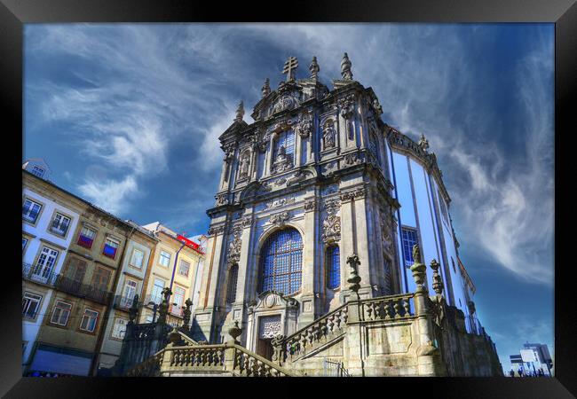 Beutiful Porto Churches Framed Print by Elijah Lovkoff