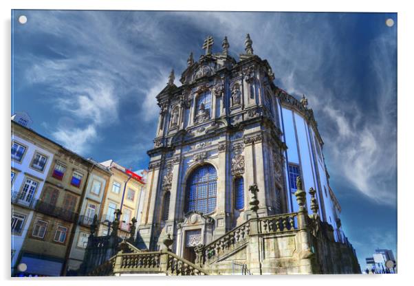 Beutiful Porto Churches Acrylic by Elijah Lovkoff